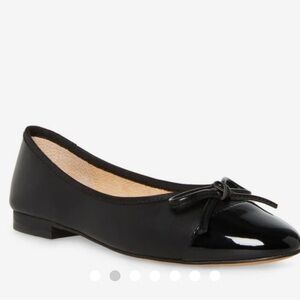 Steve Madden Ellison black leather ballet flats size 8